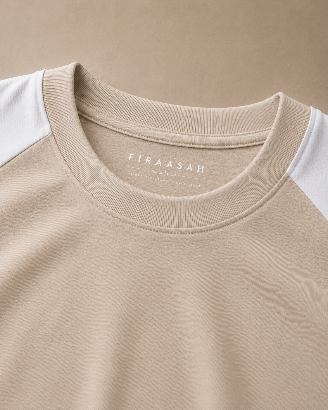 Round Panel Oversized Drop Shoulder T-Shirt