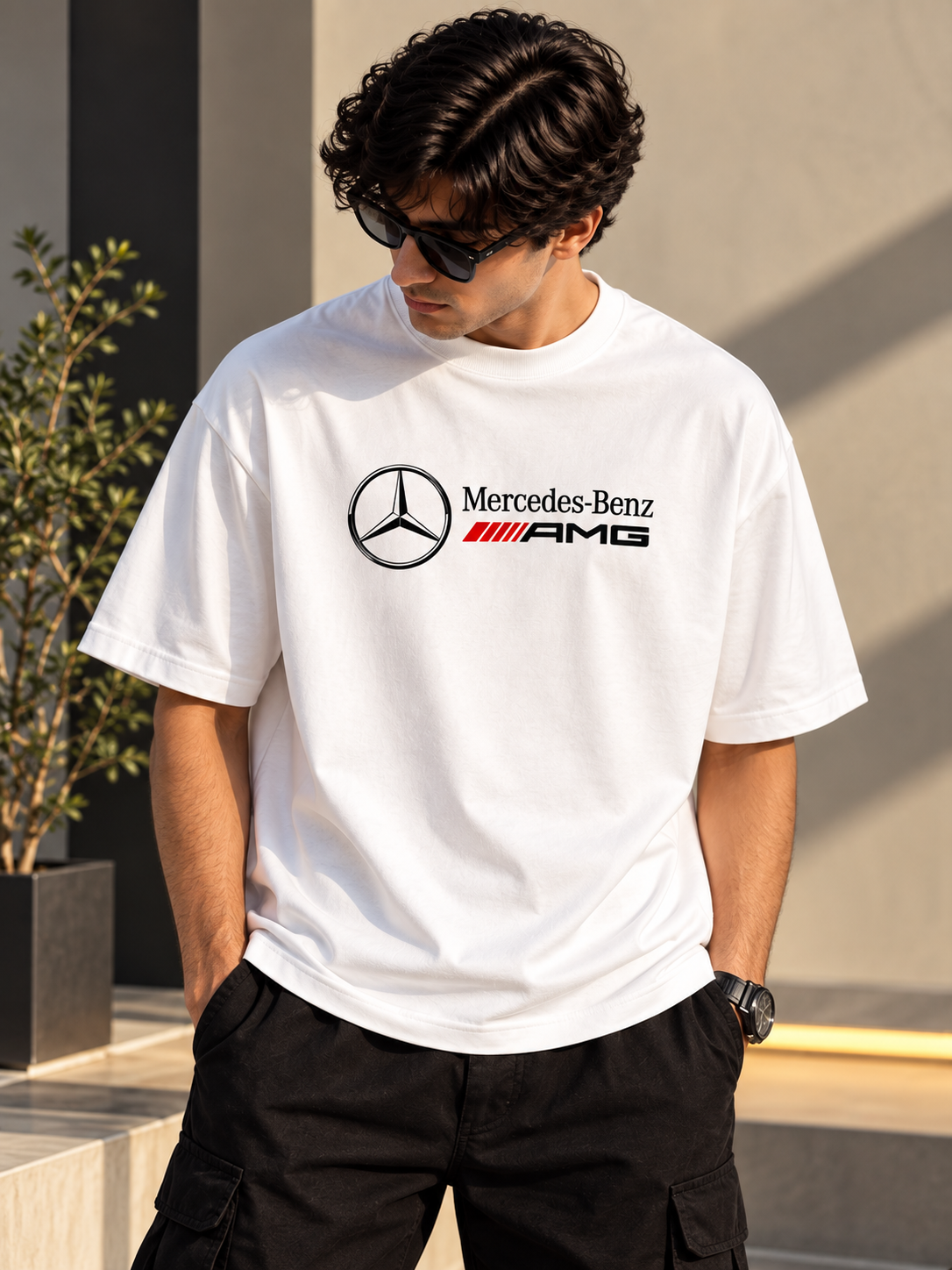 Mercedes-AMG Oversized Drop Shoulder T-Shirt