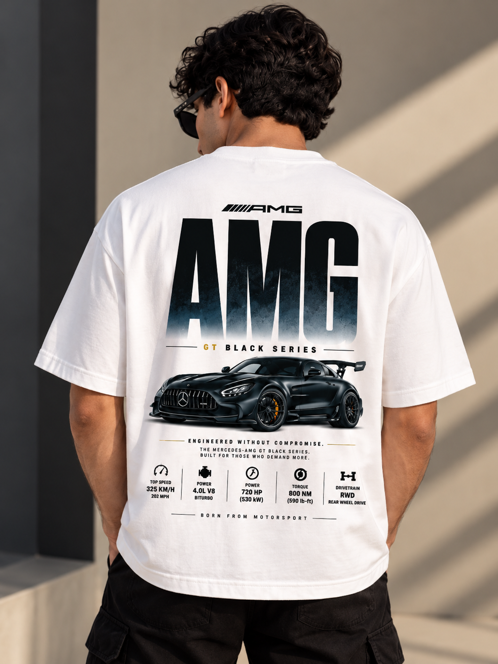 Mercedes-AMG Oversized Drop Shoulder T-Shirt